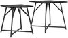 vidaXL Beistelltisch-Set 2 pcs Schwarz Eichen-Optik 869726 Bild 2