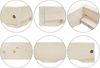 Einzelbett Niedrigbett unbehandeltes Holz 90x200 Fichte Tanne V-60.47N-09Rollrost inkl. Bild 4
