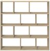 vidaXL Würfelregal 12 Fächer Sonoma-Eiche Holzwerkstoff 860006 Bild 4