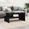 vidaXL Couchtisch Schwarz Eichen-Optik 90 x 55 x 42,5 cm Holzwerkstoff 875157 Bild 4