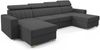 Ecksofa Avanti mit Schlaffunktion 325x170 cm Bettzeugablage Wohnzimmersofa, Couch, Soffa, Bettsofa, Sofa U Form- Monolith 97 Bild 2