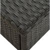 vidaXL Beistelltisch Schwarz 50x50x47 cm Poly Rattan 46250 Bild 3