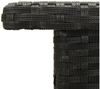 vidaXL Beistelltisch Schwarz 50x50x47 cm Poly Rattan 46250 Bild 2