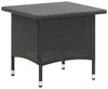 vidaXL Beistelltisch Schwarz 50x50x47 cm Poly Rattan 46250 Bild 4