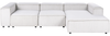 Modul Ecksofa 4-Sitzer ARDAL Cord Cremeweiß linksseitig Bild 4