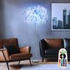 LED RGB Blätter Stehleuchte in weiß für den Wohnraum LEAVY Bild 2