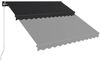vidaXL Einziehbare Markise Handbetrieben 300 x 250 cm Anthrazit 3051237 Bild 3