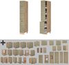 Apothekerschrank Fame-Line Eiche Paneel 30 cm Vicco Bild 5
