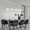 Hängeleuchte, Kristalle, Glas, chrom, klar, 30 cm, POSH Bild 2