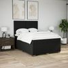 vidaXL Boxspringbett mit Matratze Schwarz 160x200 cm Stoff 3290534 Bild 3