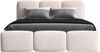 Polsterbett STAR 180x200 ohne Matratze mit Bettkasten und Lattenrost. Farbe: Beige 2 Bild 3
