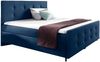 99rooms Primo Boxspringbett 120x200 cm Strukturstoff INARI Dunkelblau Bild 4