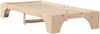vidaXL Bettrahmen Natur 90 x 190 cm Massives Kiefernholz 872968 Bild 4