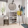KOMTO Schuhregal Elexis 5 Schmal - Schuhablage Flur mit 5 Ebenen Offener Schuhschrank, Schuhschrank Schuh Organizer Platzsparend, 60 x 25 x 98 cm Bild 3