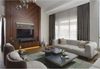 Casa Padrino Luxus Sofa Grau / Messing 240 cm - Wohnzimmer & Hotel Interior Bild 2