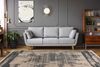 Teppich Adela 225 Grau 80 x 150 cm | Kurzflor-Teppich Bild 3