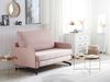 Schlafsofa 2-Sitzer Polsterbezug rosa BELFAST Bild 3