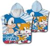 Sonic The Hedgehog Badeponcho Kinder Poncho mit Kapuze 50 x 100cm Bild 1