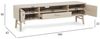 TV-Board Otaro Eiche Whitewash 160 cm - mit Türen, Schublade & Soft-Close Bild 3