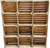 Holzkisten 12er Set 50 x 40 x 30cm Vintage Natur massiv und stabil Bild 2