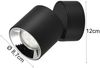 LED Spot Deckenstrahler Schwarz dimmbar, Ø 9cm Bild 3