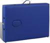 vidaXL Massageliege Klappbar 2-Zonen mit Holzgestell Blau 110075 Bild 5