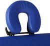 vidaXL Massageliege Klappbar 2-Zonen mit Holzgestell Blau 110075 Bild 3