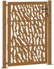 vidaXL Gartentor 100x125 cm Verwitterungsstahl Trace-Design 4100985 Bild 2