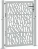 vidaXL Gartentor 100x125 cm Verwitterungsstahl Trace-Design 4100985 Bild 3