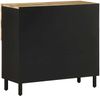 Sideboard, Kommode 80x33,5x75 cm Raues Mangoholz Bild 5