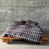 Marc O'Polo Bettwäsche Thori Dark Navy Flanell 200 x 200 + 2x 80 x 80 cm Bild 5