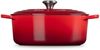 Le Creuset Bräter 'Signature' , Gusseisen , Oval, für alle Herdarten und Induktion geeignet, Kirschrot, 27,0 cm Bild 2
