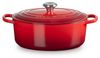 Le Creuset Bräter 'Signature' , Gusseisen , Oval, für alle Herdarten und Induktion geeignet, Kirschrot, 27,0 cm Bild 4