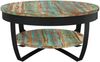 Couchtisch, Sofatisch mit Ablage Altholz Massiv 65x32 cm Bild 5