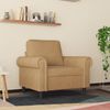 vidaXL Sessel Braun 60 cm Samt 359516 Bild 3