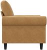 vidaXL Sessel Braun 60 cm Samt 359516 Bild 5