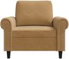 vidaXL Sessel Braun 60 cm Samt 359516 Bild 4