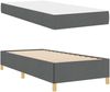 vidaXL Bettrahmen mit Matratze Dunkelgrau 100 x 200 cm Stoff 3398914 Bild 5