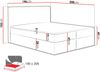 Boxspringbett Bavaria, Farbe: Velluto 16 Bild 4