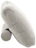KAWOLA Rückenkissen SEPHI mit Rolle Cord Vintage silber 46 x 20 x 70 cm Bild 3