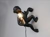 Wandleuchte LOUY mit Stecker und Schalter Affenlampe Schwarz, Höhe 36,5cm Bild 3