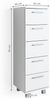 Badschrank Ilias Weiß 30 x 95 cm Vicco Bild 3