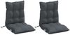 vidaXL Niedriglehner-Auflagen 2 Stk. Anthrazit Oxford-Gewebe 377671 Bild 3