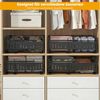 BlingBin Küchenorganizer-Set Teleskopschublade, Ausziehbare Schublade Küche Organizer Schrank, (1 Stück Erweiterbar Küchenschublade mit Kleber, 1-tlg, Produktabmessungen: 32.5-49.5L x 39B x 16.5H cm), Schubladen-Aufbewahrungsregale für Küche, Ohne Bohr... Bild 3