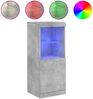 vidaXL Sideboard mit LED-Leuchten Betongrau 41x37x100 cm 836689 Bild 2