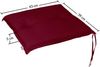 Deuba Stuhlauflagen 6er Set wasserabweisend Rot Bild 3