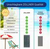 ZOLLNER Strandtuch, Mikrofaser (1-St), 100 x 200 cm, 100% Baumwolle Bild 4