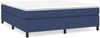 vidaXL Polsterbett mit Matratze Blau 180x200 cm Stoff, Härtegrad: H2 [3144445] Bild 2