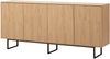 Home affaire Sideboard Lund, moderner Schrank, Kommode mit Kufengestell, ausreichend Stauraum, vielseitig einsetzbar, 200 cm breit Bild 3