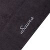 Möve for frottana Pearl 2 tlg. Frottier-Set - 2 X Saunatuch (80 X 200cm) - 500 g/m² - Graphite Bild 2